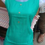 Green shirt kurti