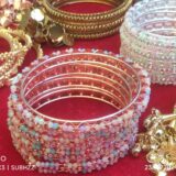 Kundan works bangles