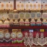 Shiny Earings and zhumkas