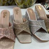 glittery chappals