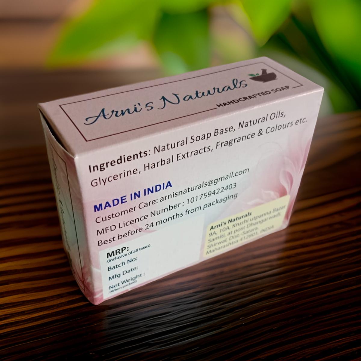 ARNI'S NATURAL HANDCRAFTED CHANDAN SOAP, PACK OF 3 - Image 3