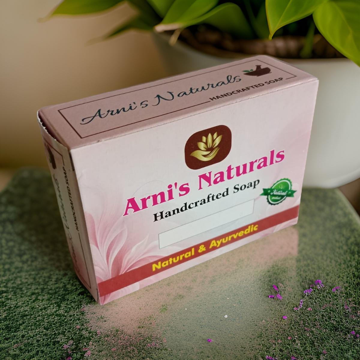 ARNI'S NATURAL HANDCRAFTED CHANDAN SOAP, PACK OF 3 - Image 2